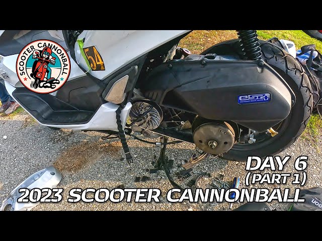 Scooter Cannonball 2023 // Day 6 (Pt 1): Miami, OK to Mountain View, AR