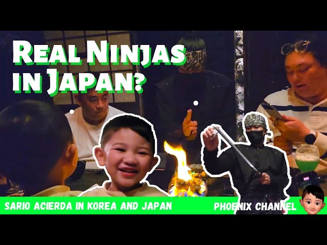 We visit Ninja Tokyo to eat for the foodies | Korea and Japan Family Trip Day 8 | Phoenix Channel