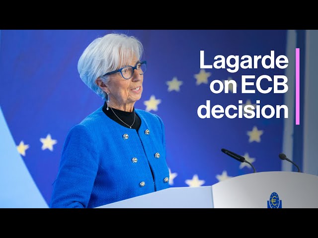 ECB Decision: Lagarde Statement on Economy, Inflation, Rates, Trade Tariffs