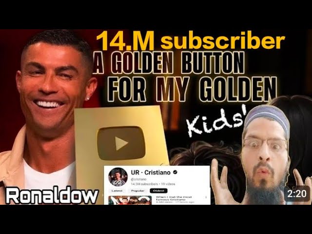 The golden button… for my golden kids | UR . Cristion | waseem vlogs | Reaction vlogs