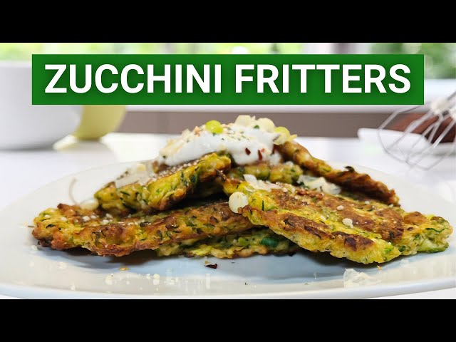 ✨Amazing ZUCCHINI Fritters Recipe You'll Obsess Over 🥒🥄✨