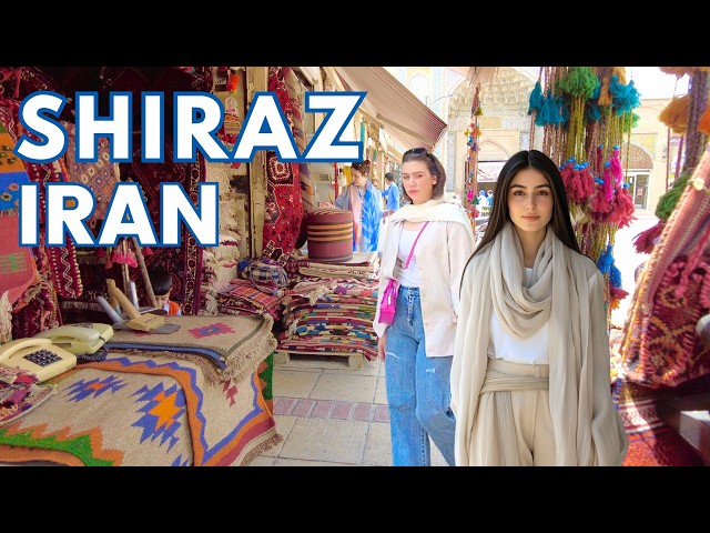 Shiraz 4k Walk | Iran 2024 Part II | Vakil Bazaar | Ghavam House | Modern Cafes شیراز ایران