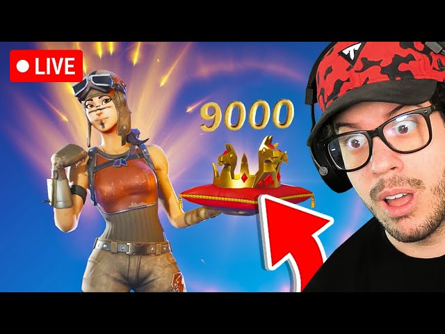 Today I go for 9,000 WINS in Fortnite!