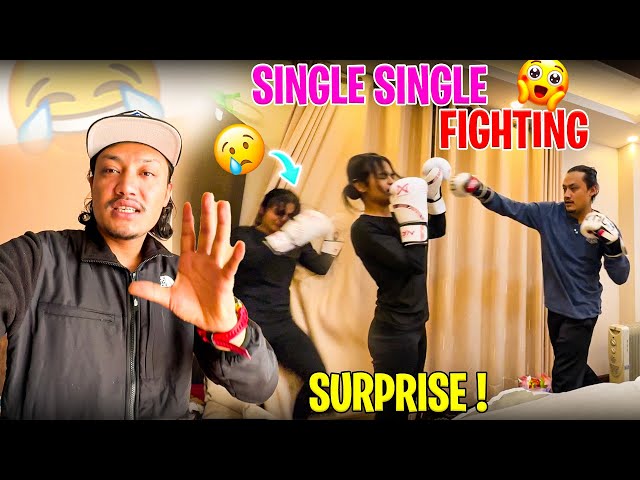 I really hit her Hardly? 😭 Surakshya and MRB single single Boxing ||   ||  MRB Vlog ||