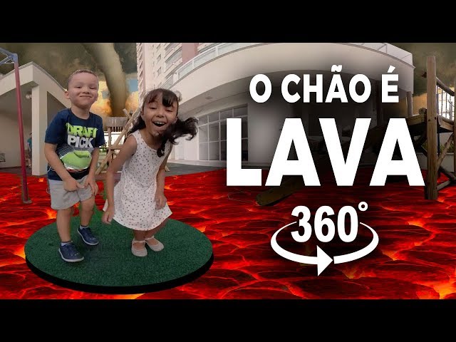 O CHÃO É LAVA 360º 🔥 THE FLOOR IS LAVA 360º (ft. Miguel Medina)