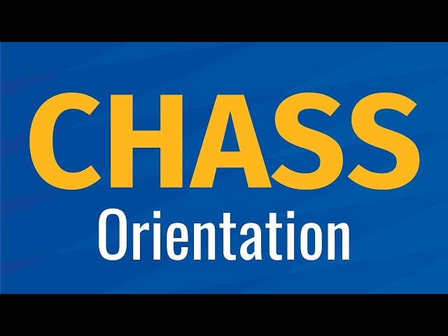 CHASS Orientation Video 2021