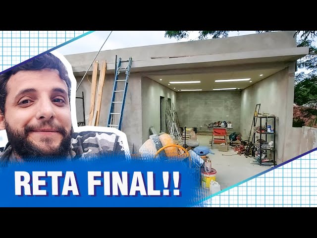 RESUMÃO DA SEMANA - TOUR COMPLETO PELA OBRA DA CASA DE ISOPOR NA RETA FINAL