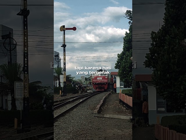 Kita memberi bukan karena kita kaya #keretaapi #railfans #videokeretaapi #cc