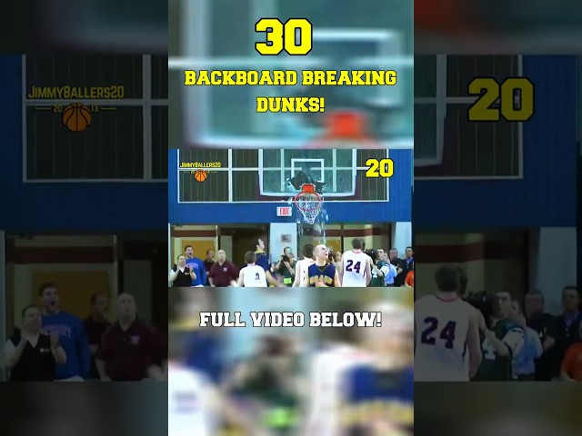 30 Backboard Breaking Dunks!!!