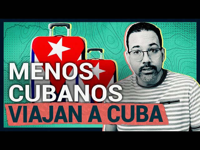 Menos cubanos viajan de turismo a Cuba