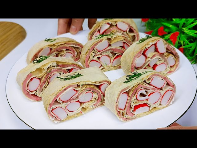 Awesome Lavash Appetizer Recipe for a Festive Table Simple and Insanely Delicious