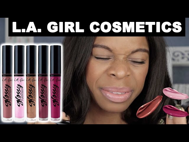 LA Girl Cosmetics Glossy Plumping Lip Gloss Swatches | PuckerUpBabe