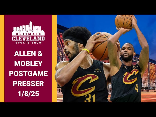 Jarrett Allen & Evan Mobley postgame presser | Cavaliers beat Thunder 129-122