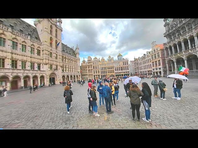 Brussels Bruxelles Belgium Grand Place 360 Degree Walk