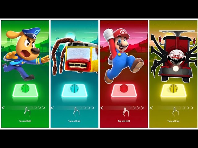 Sheriff labrador 🆚 Bus eater 🆚 Super Mario 🆚 Cho cho charles.🎶 Who is best?