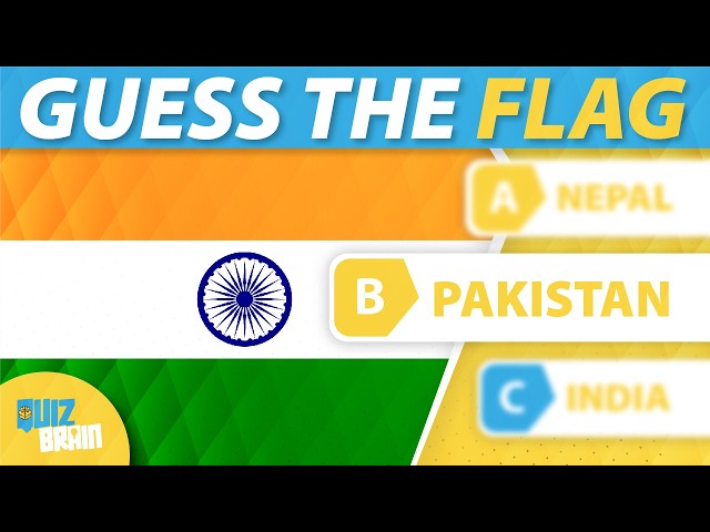 Guess the Country by the Flag 🚩 70 Flags Challenge from Easy to Impossible