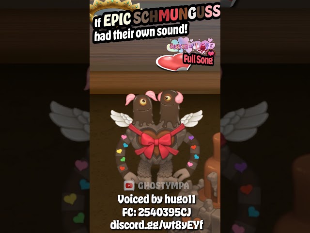 EPIC SCHMOOCHLE - Seasonal Undercroft (Season of Love Seasonal) [My Singing Monsters] #shorts