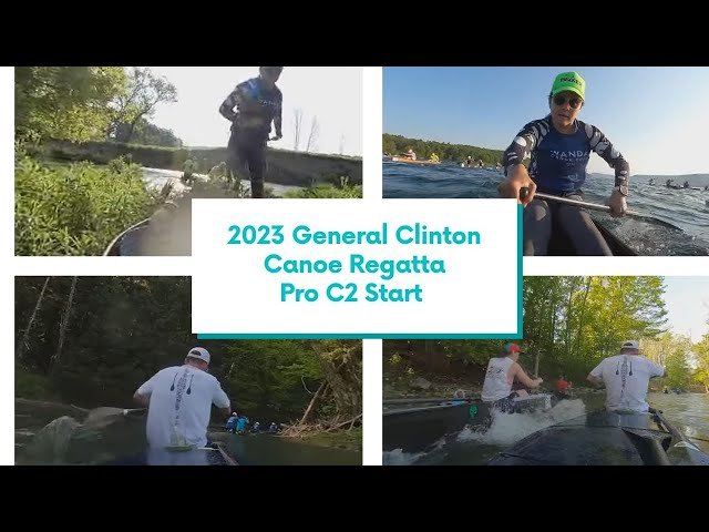 2023 General Clinton Canoe Regatta Start in 360*