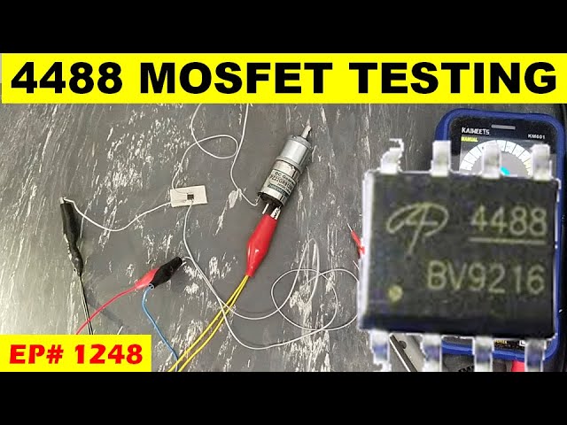 {1248} AO4488 MOSFET datasheet & testing