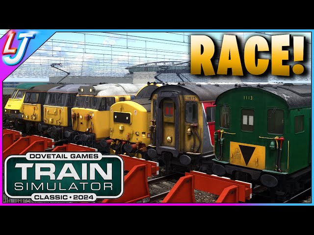 Train Simulator - Old Electric VS Old Diesel (RACE!)