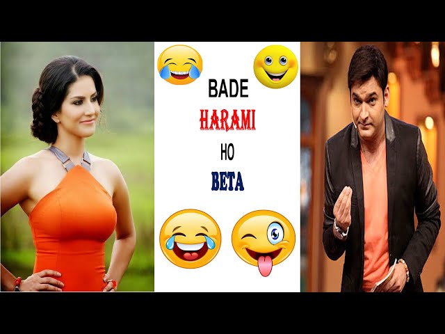 Bade Harami Ho Beta│Kapil flirting with sunny leone│Kapil Sharma Double Meaning Jokes│EP 01