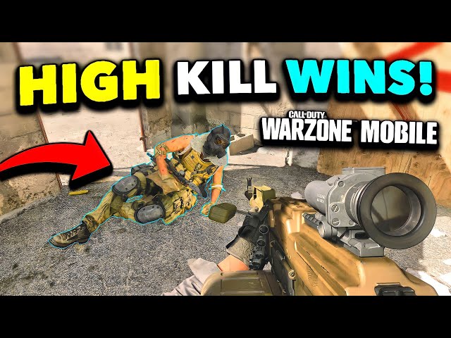 WARZONE MOBILE HIGH KILL WINS! (High Graphics Leaked Alpha Gameplay)