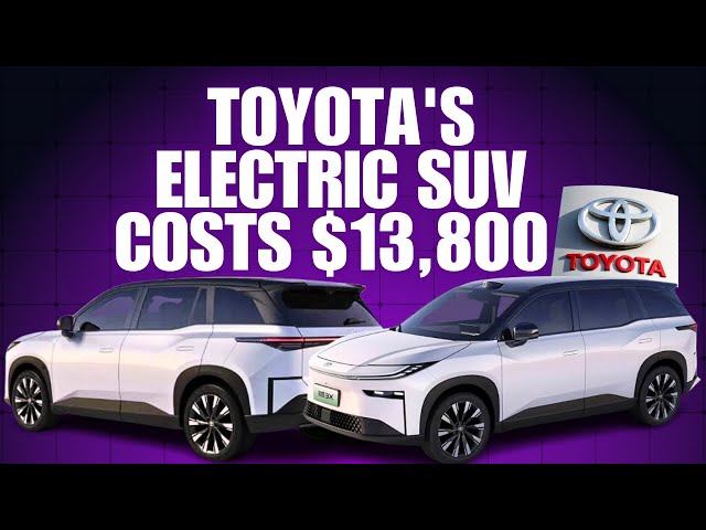 Toyota's new bZ3X EV gets 520 km range - price starts at $13,800 USD