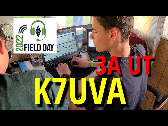 Field Day with K7UVA 2022 | K7SW ham radio