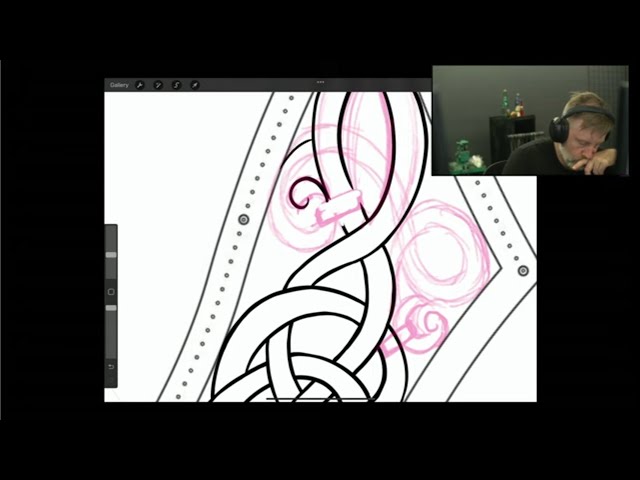 🔴LIVE - Viking Knotwork Stream from Twitch - Digital Art - Procreate