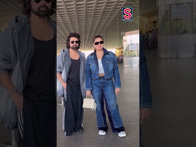 Himesh Reshammiya and Sonia Kapoor serving airport looks in full swag!