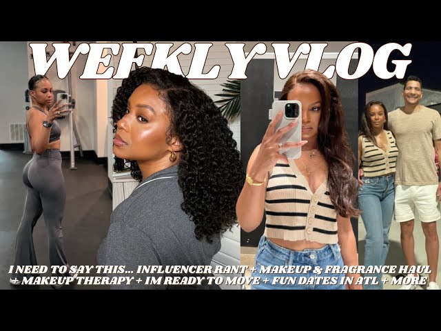 WEEKLY VLOG | I NEED TO SAY THIS...RANT + AMAZON WIG GRWM + MAKEUP FIND HAUL + GLUTE  WORKOUT + MORE