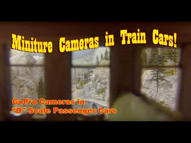 Putting miniature cameras inside model train cars