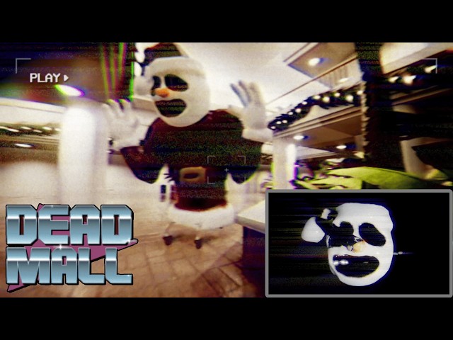 A scary Santa statue is chasing at me █ Horror Game "Dead Mall" – full walkthrough █