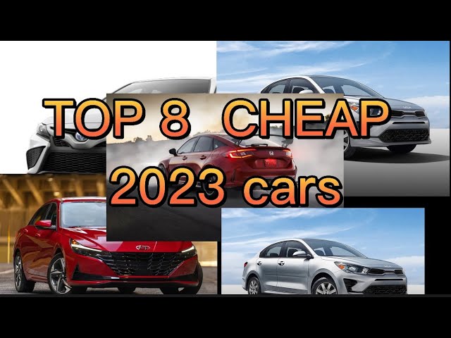 2023 Car Models To Buy for Under $30,000 New year New Cars