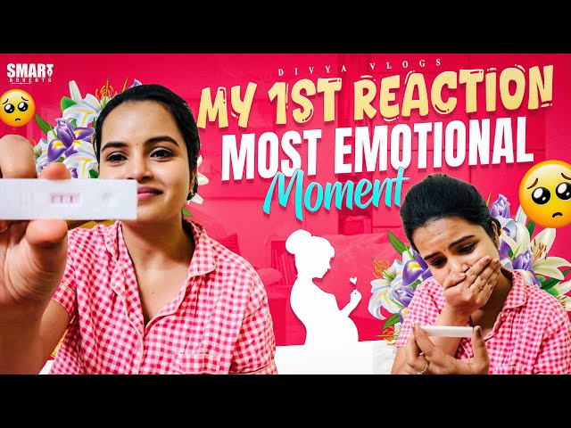 My First Reaction to My Pregnancy Test 🥹❤️ || Most Emotional Moment || Divya Vlogs ❤️