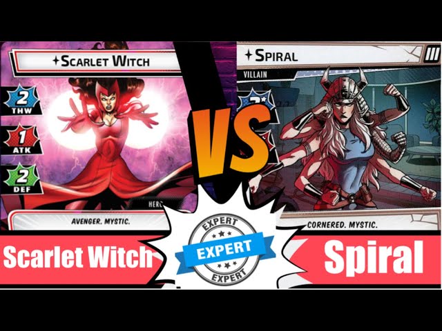 Marvel Champions | Scarlet Witch | Vs Expert Spiral | True Solo | Justice | Expert | Mojo Mania