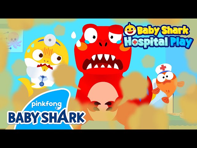 [🏥NEW] RAWR! The Dinosaurs are Sick!💨 | Baby Shark Doctor | Hospital Play | Baby Shark Official