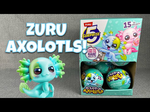 ZURU 5 SURPRISE A-LOT-A AXOLOTLS OPENING AND REVIEW!