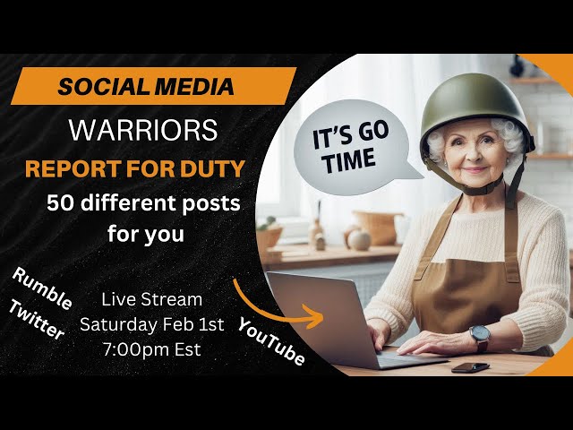 Social Media Warriors Report For Duty