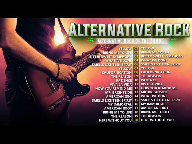 90s Alternative Rock | Linkin Park, Incubus, Oasis, Matchbox 20, RHCP, Vertical Horizon, Coldplay