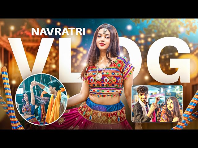 My FIRST EVER Navratri Garba! ft. @GodLikeEsportss | VLOG 7