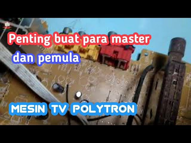 Mesin tv Polytron slim 21 inch