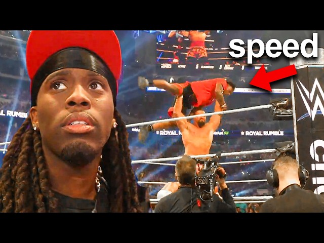 Kai Cenat Reacts to IShowSpeed In The WWE Royal Rumble