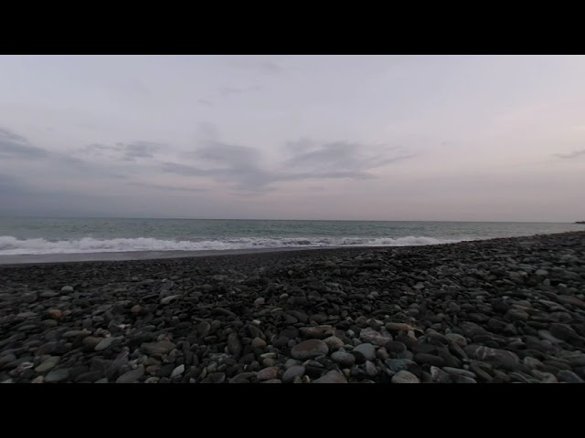 【180° 3D VR】(Virtual Travel Series) An ocean view at Shimizu Coast in Shizuoka Prefecture