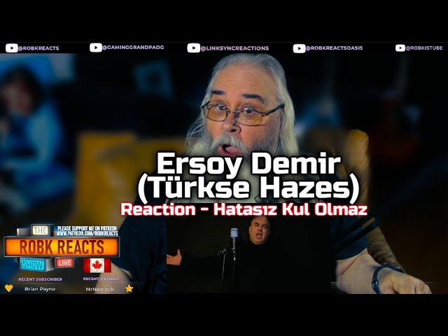 Ersoy Demir (Türkse Hazes) Reaction - Hatasız Kul Olmaz Full İngilizce - Requested