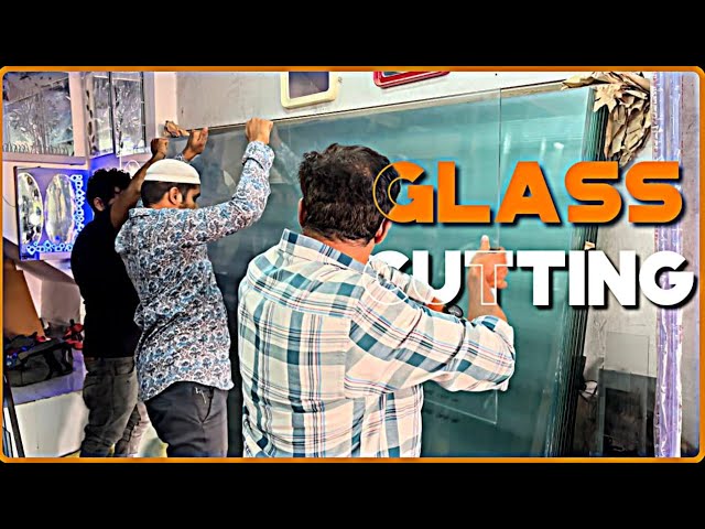 Glass sheet cutting ||Glass Cutting ||How to Cut Glass