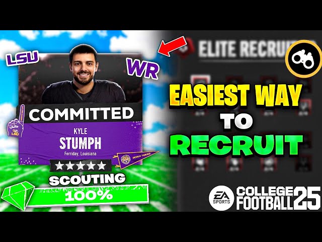 The Easiest Ways to Recruit in College Football 25 Dynasty Mode