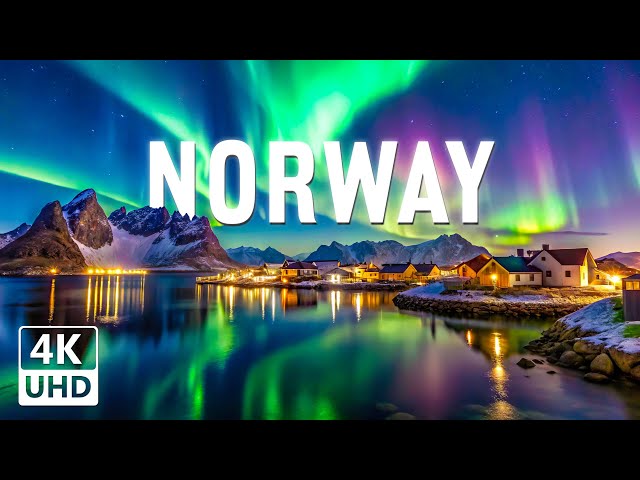 Norway 4K UHD - Serene Villages and Stunning Coastlines - Beautiful Relaxing Piano Music