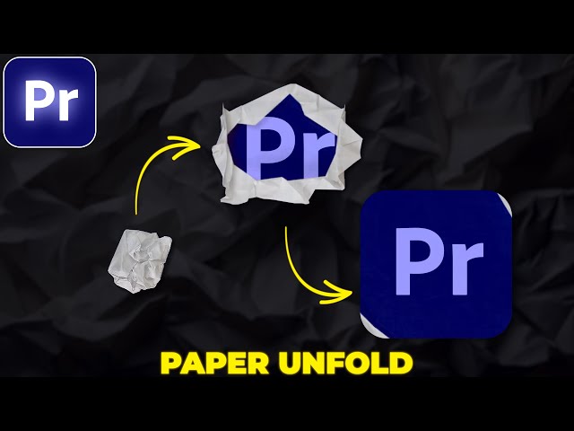 PAPER UNFOLD Effect in Premiere Pro | Ali Abdaal Paper Effect