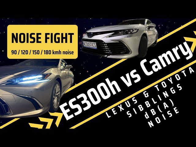 Lexus ES300h vs Toyota Camry - who will win in noise performance? Measurements with comments.